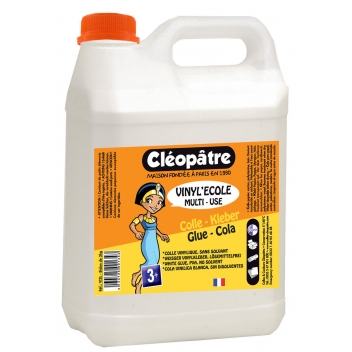 VI2L - 3134725001343 - Cléopâtre - Colle vinylique blanche Vinyl'école (slime) 2 kg - France