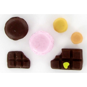 PF00MD02 - 3134725004290 - WePam - Moule en silicone (Push mould)WeMoule Chocolat & macaron