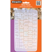 Moule pour résine Alphabet Transparent