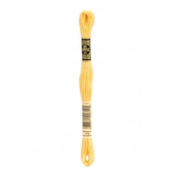117MC/19 - 0077540928101 - DMC - Fil Mouliné DMC Gold Concept 8M Col. 19 Broderie et Point de Croix - France - 2