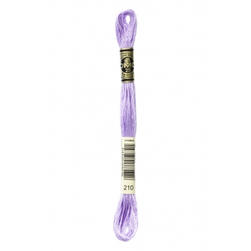 117MC/210 - 0077540050741 - DMC - Fil Mouliné DMC Gold Concept 8M Col. 210 Broderie et Point de Croix - France - 2