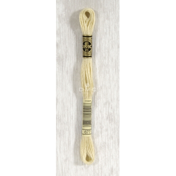 117MC/677 - 0077540051908 - DMC - Fil Mouliné DMC Gold Concept 8M Col. 677 Broderie et Point de Croix - France - 2