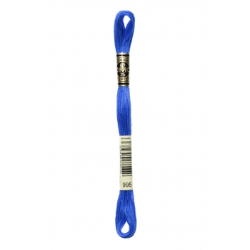 117MC/995 - 0077540053483 - DMC - Fil Mouliné DMC Gold Concept 8M Col. 995 Broderie et Point de Croix - France - 2