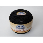 Fil à crocheter Babylo Gross. 10 - Col. 310 - Noir