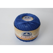 Fil à crocheter Babylo Gross. 10 - Col. 482 - Bleu