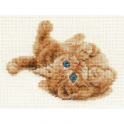 Kit Point de Croix Chaton Joueur