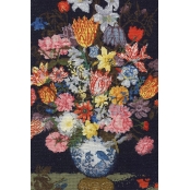 Kit Point de Croix Nature Morte de Fleurs Bosschaert National Gallery