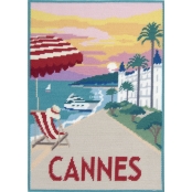 Canevas Penelope Imprimé Cannes 40 x 52 cm