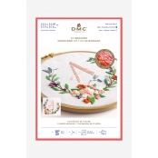 Kit Broderie Couronne de Fleurs