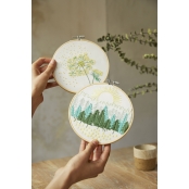 Kit Broderie Mindful Duo Balade En Forêt