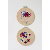 Kit Broderie Duo Envolée d\'Anémones