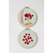 Duo Kit Broderie Coquelicot