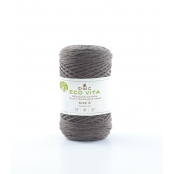 Fil Coton Recyclé Eco Vita 4mm 250g Col. 112 marron