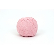 Fil Coton Recyclé Eco Vita 3mm 100g Tricot et Crochet Col. 004 rose