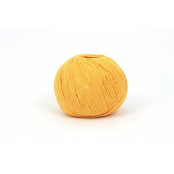 Fil Coton Recyclé Eco Vita 3mm 100g Tricot et Crochet Col. 009 jaune