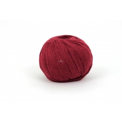 Fil Coton Recyclé Eco Vita 3mm 100g Tricot et Crochet Col. 055 rouge