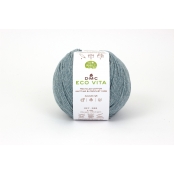 Fil Coton Recyclé Eco Vita 3mm 100g Tricot et Crochet Col. 117 bleu