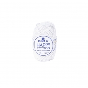 Natura Happy Cotton 3mm 20g Amigurumi et Crochet Col. 762 blanc