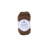 Natura Happy Cotton 3mm 20g Amigurumi et Crochet Col. 777 marron