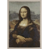 Kit Broderie Point de Croix Mona Lisa