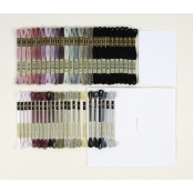 Kit Broderie Point de Croix Les Pivoines