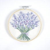 Kit Broderie Point de Croix Lavande