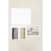 Kit Broderie Point de Croix La Grande Vague Hokusai