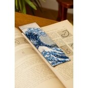 Kit Broderie Point de Croix Marque Page La Grande Vague
