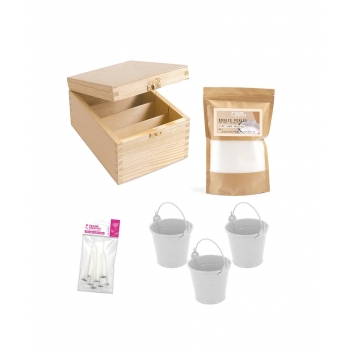  -  - MegaCrea DIY - Kit Bougie cire perlée de La Maison Bretanne - France