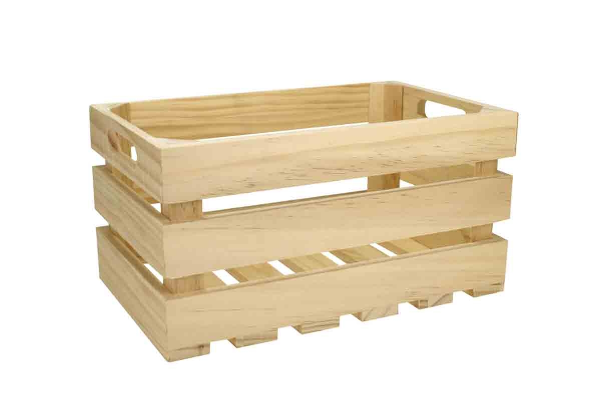 Acheter : Cagette en bois ajourée 27 x 17 x 14 cm Loisirs ...