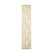 Lettre I en bois Alphabet géant ajouré 24 cm