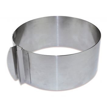 1912 - 3700392419127 - Scrapcooking - Cadre à pâtisserie extensible rond 16 à 30 cm