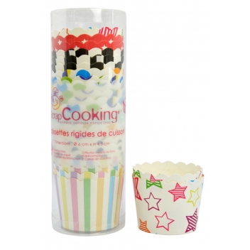 5091 - 3700392450915 - Scrapcooking - Caissettes de cuisson rigide 25 pièces