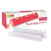 Moule à bûche et insert en plastique