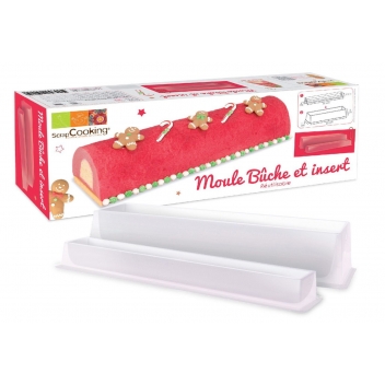 1921 - 3700392419219 - Scrapcooking - Moule à bûche et insert en plastique - France - 3