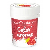 Color'arôme pour pâtisserie Rose / fraise 10g