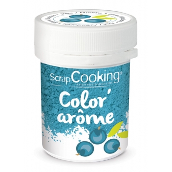 4062 - 3700392440626 - Scrapcooking - Color'arôme pour pâtisserie Bleu / myrtille 10g - France - 2