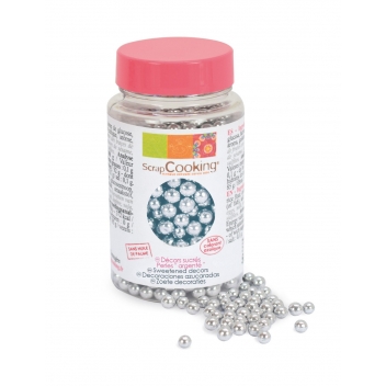 7404 - 3700392474041 - Scrapcooking - Décors sucrés Perle argentée