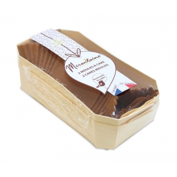 613 - 3760214026131 - Mirontaine - Moule à cake en bois 21 cm - France - 2