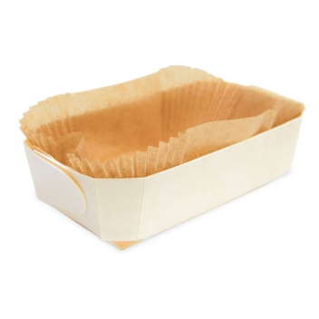 613 - 3760214026131 - Mirontaine - Moule à cake en bois 21 cm - France