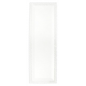 Plat rigide type dentelle Gâteau Rectangulaire blanc