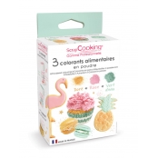 Colorants alimentaires (artificiel) Vert Rose Jaune