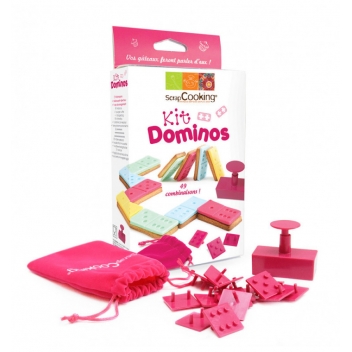 2038 - 3700392420383 - Scrapcooking - Kit pour faire des petits gateaux Dominos cake - 2