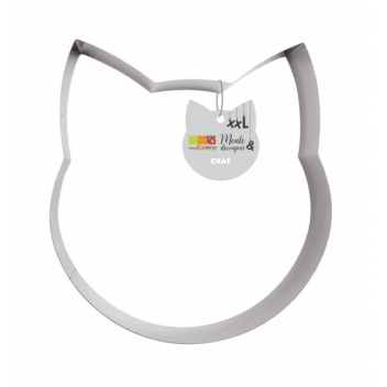 1991 - 3700392419912 - Scrapcooking - Moule-Découpoir inox XXL Chat