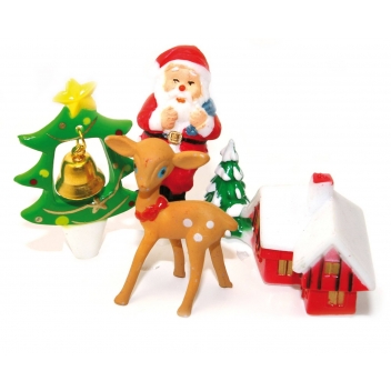5012 - 3700392450120 - Scrapcooking - Décorations colorées pour bûche de Noel
