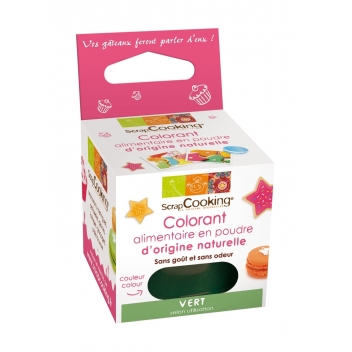 4201 - 3700392442019 - Scrapcooking - Colorant alimentaire (naturel) Vert - France