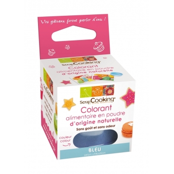 4208 - 3700392442088 - Scrapcooking - Colorant alimentaire (naturel) Bleu - France