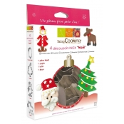 Découpoirs emporte-pièces Noel 4 pièces