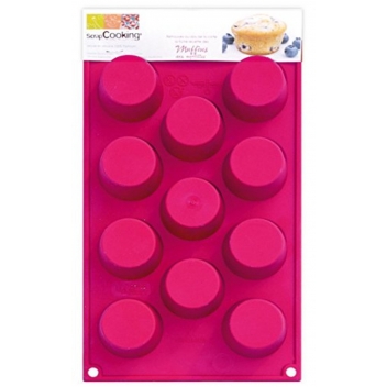 3111 - 3700392431112 - Scrapcooking - Moule en silicone Multi 11 petits muffins