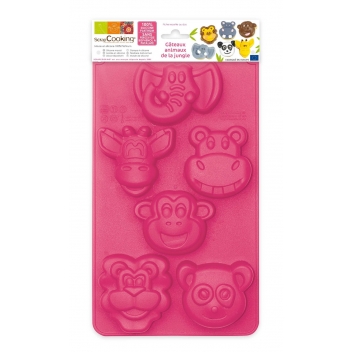 3156 - 3700392431563 - Scrapcooking - Moule Animaux de la jungle